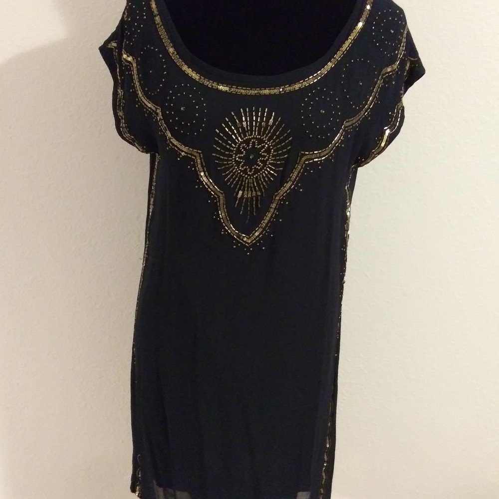 LUCKY BRAND NWT Black Woman Dress. Size Small